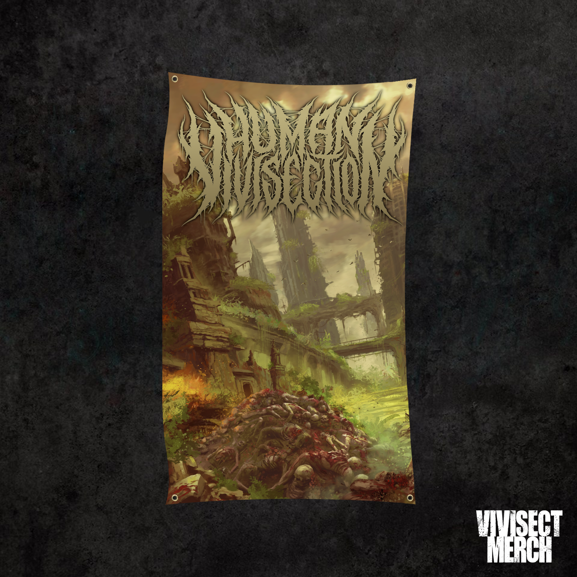 "Human Vivisection - Relentless Redemption Flag